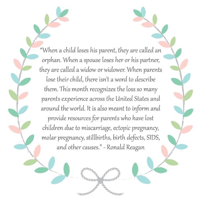 Pregnancy and Infant Loss Awareness Month – All the Delightful Things